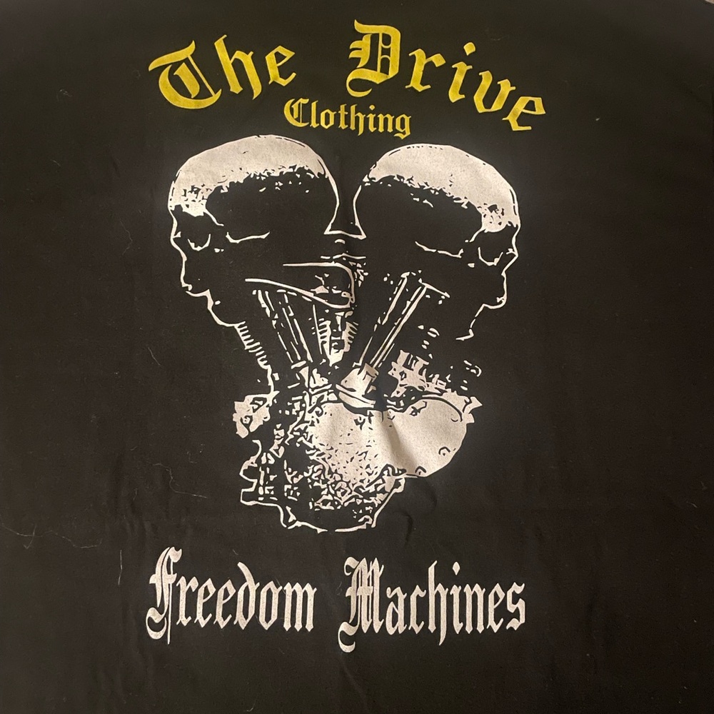 The Drive Clothing Freedom Machines Quaid 3XL XXXL Shirt Black Harley Davidson